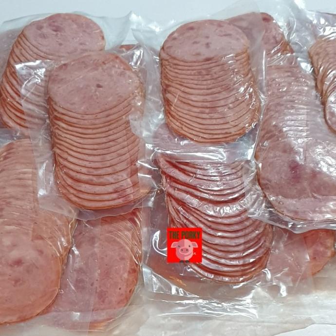 

MAKANAN BEKU / SMOKED PORK HAM BALI NL @500GRAM NON COD
