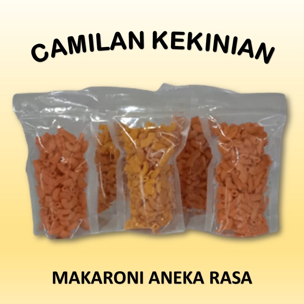 

Makaroni Bantet Matang 70gr Aneka Rasa Camilan Kekinian Makroni Enak Renyah dan Gurih