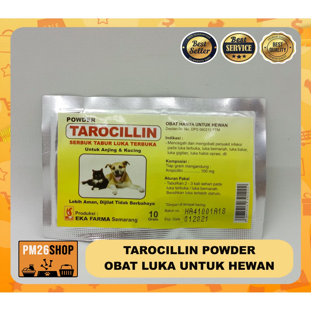 OBAT LUKA SERBUK UNTUK HEWAN TAROCILLIN