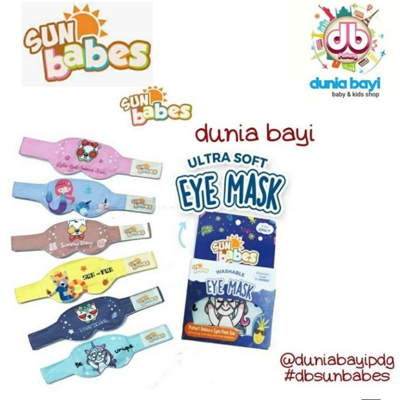 Sunbabes Eye Mask Ultra Soft/ pelindung mata