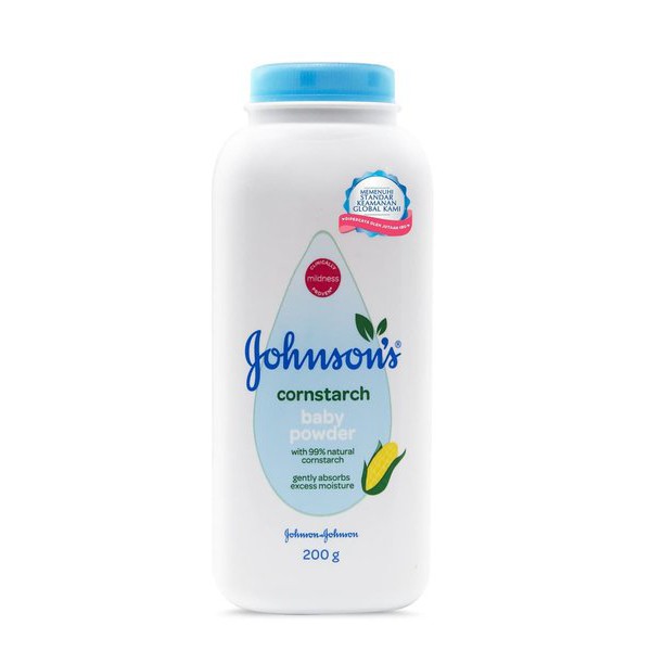 Johnson's Baby Powder Cornstarch 200gr