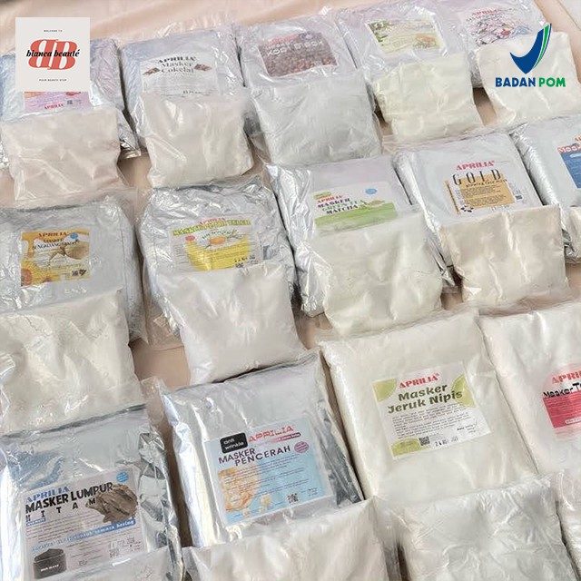 [BPOM] APRILIA Masker Bubuk Organik Kiloan 1kg PREMIUM TERMURAH
