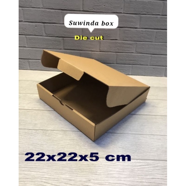 

KARDUS/KARTON/BOX UK.22X22X5 CM.....MODEL KARDUS PIZZA