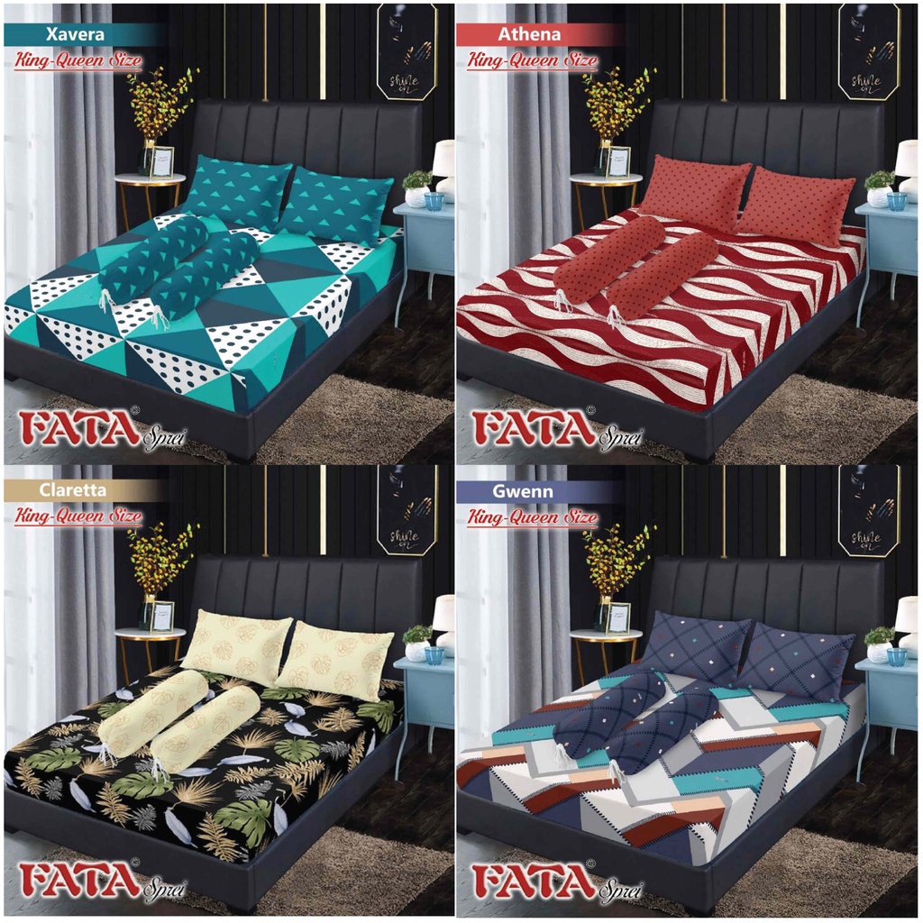 Sprei King FATA 180x200 (Bisa COD) motif terbaru