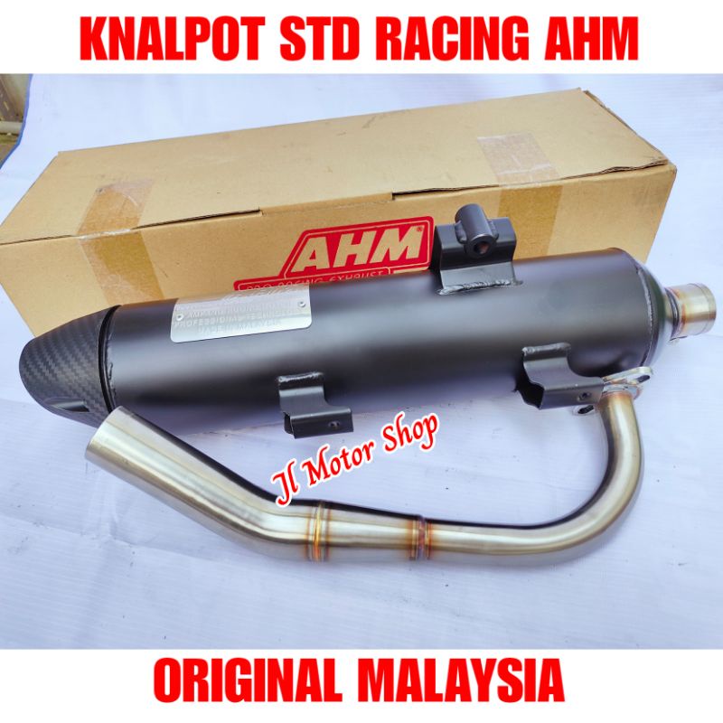 KNALPOT TSUKIGI STANDAR RACING MERK AHM UNTUK MOTOR AEROX 155 VARIO 125 150 AEROX PCX 150 NEW NMAX NEW LEXI ORIGINAL