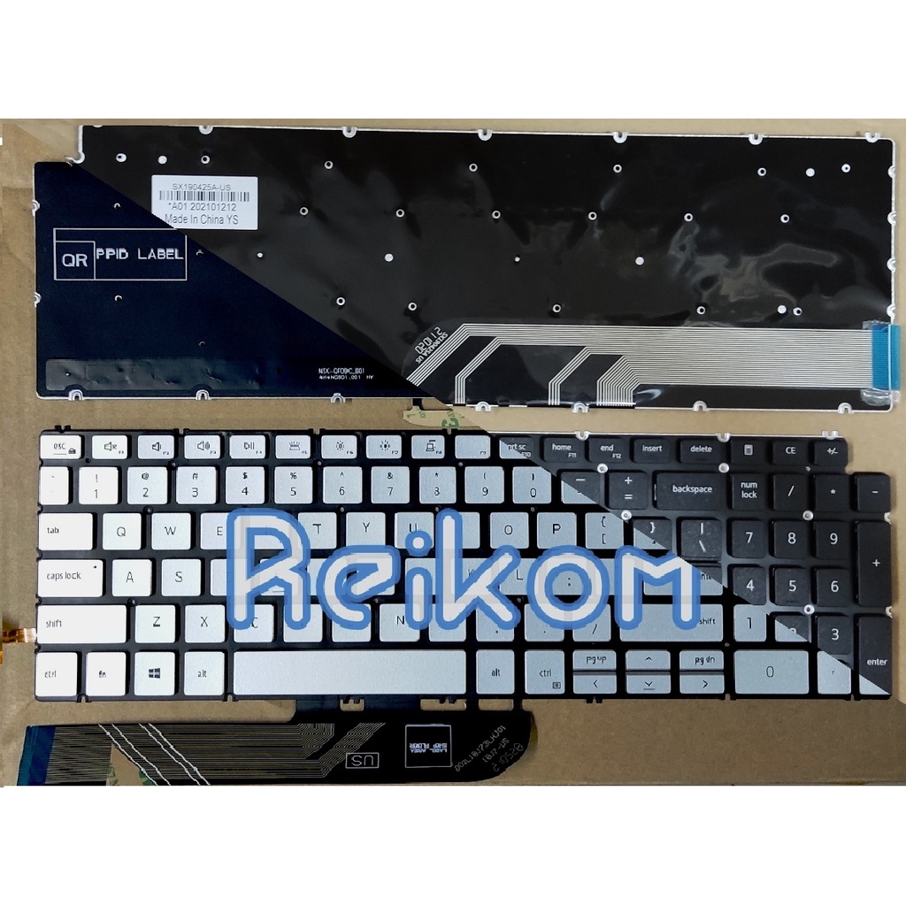 Keyboard Dell Inspiron 15 5501 5502 5505 5508 5509 P102f P12f001