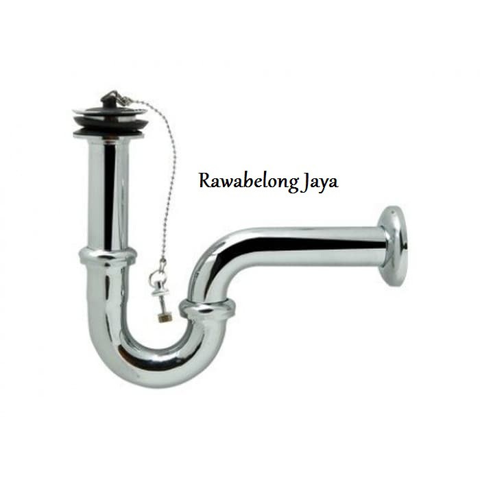 SIFON WASTAFEL WASSER BTW 001 - 212 P-TRAP WASTAFEL WASSER