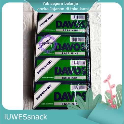 

permen davos isi 20pcs-jajan jadul - permen jadul - permen mint-permen anak kekinian-permenberhadiah