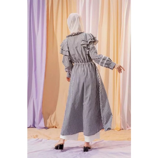 Nakila Gingham Black Hijabchic