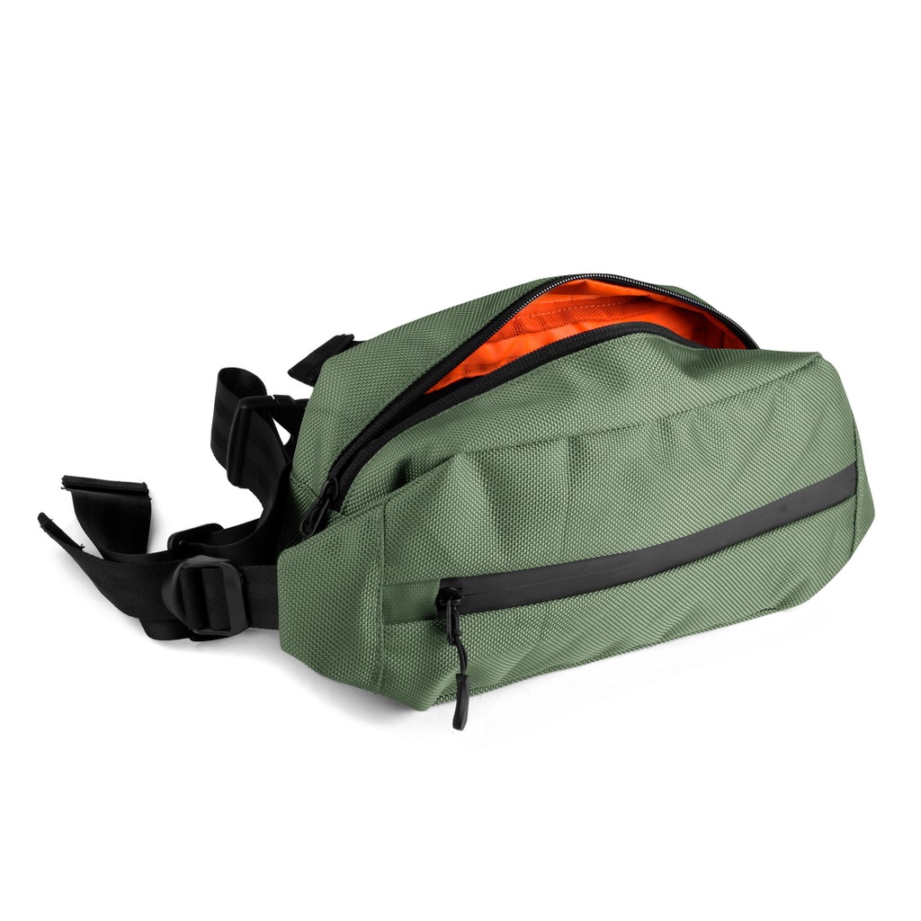 Rev x Ant - Waistbag Pria APOLLO Green Waterpfroop