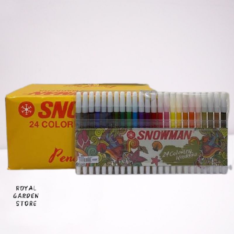 

SPIDOL SNOWMAN 24 WARNA