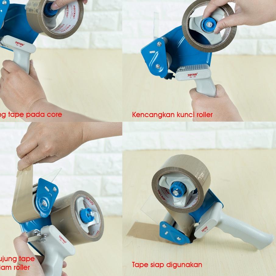 

Flash Sale - Tape Cutter Tape Dispenser Pemotong Pita Perekat Joyko TD-2H
