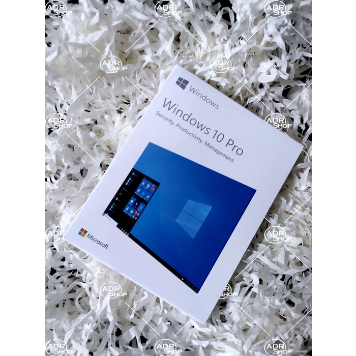 NEW Windows 10 Pro Retail FPP 64/32 Bit Original Resmi