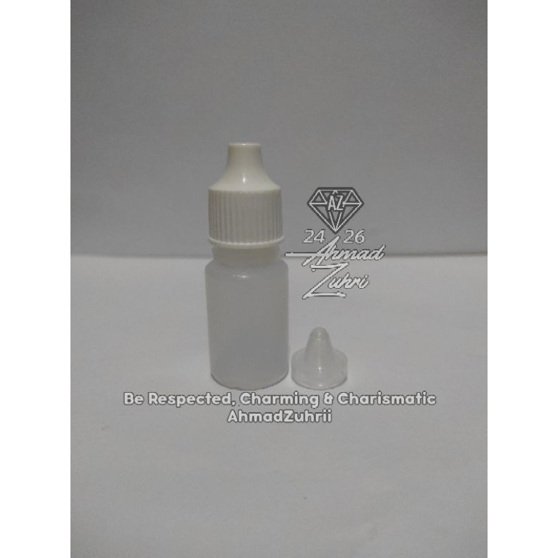 Botol Tetes 10ml Natural - Botol Plastik 10ml - Botol Tetes 10 ml - Botol Serum 10ml - Botol 10ml