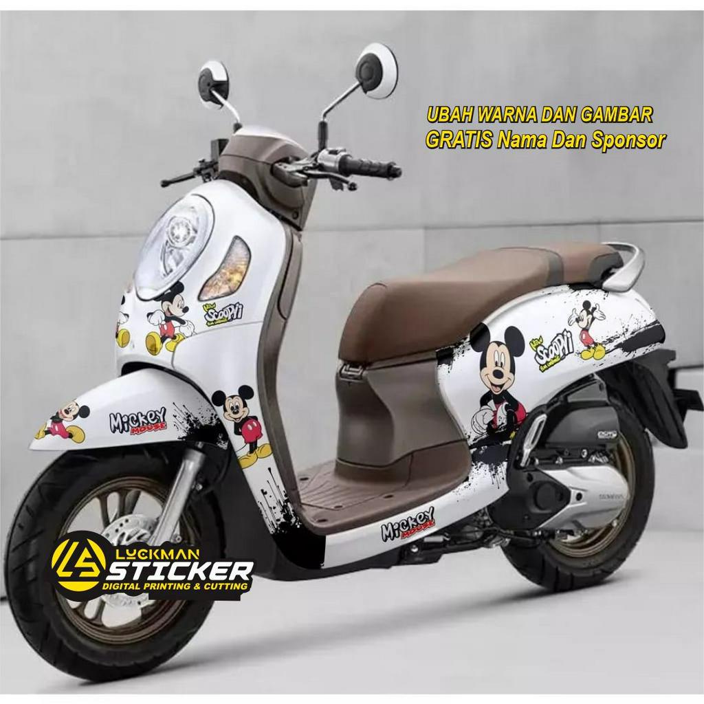 Decal Sticker Scoopy Simple Full Body Strip All Type
