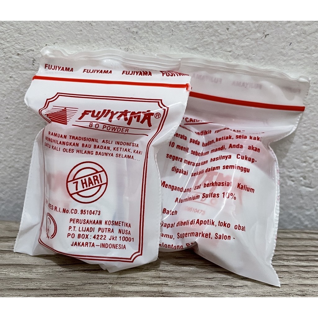 menghilangkan bau badan permanen obat penghilang bau ketiak fujiyama powder 100% AMPUH ORIGINAL