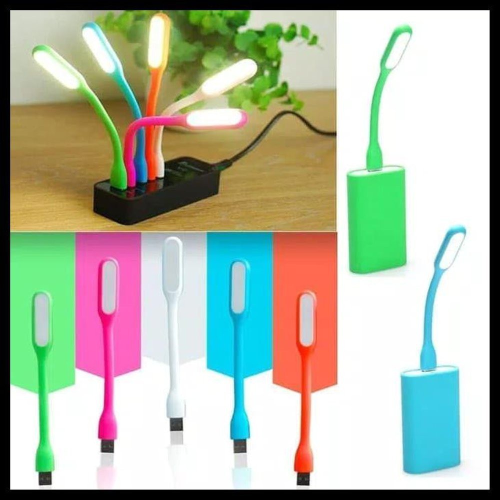 Lampu LED SIKAT Lampu USB Flexible LED USB Light Powerbank Lampu Baca Lampu Sikat