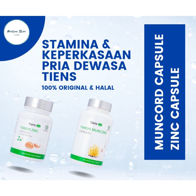 OBAT KUAT HERBAL MUNCORD TIENS PAKET VOLCANO TIANSHI MUNCORD ZINC