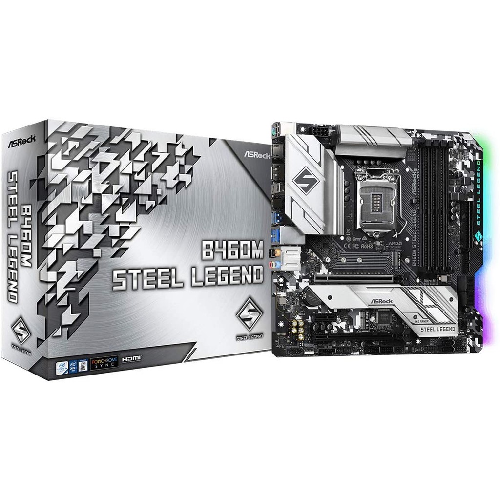 MOTHERBOARD ASROCK-CHIPSET INTEL Z490 STELL LEGEND SOCKET 1200