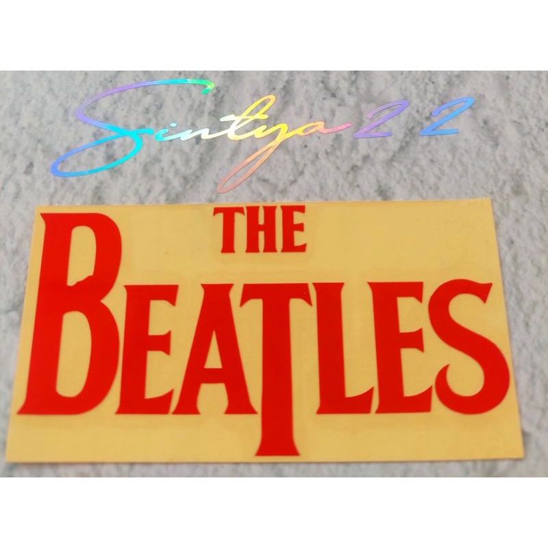 

STICKER THE BEATLES CUTTING