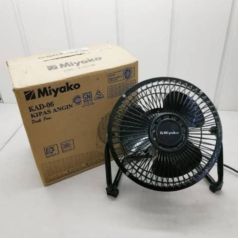 Miyako Kipas Angin Meja Mini 6 inch besi KAD - 06