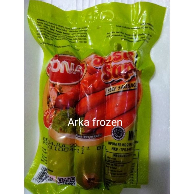 

Yona Sosis Sapi Merah isi 3 / 80gr