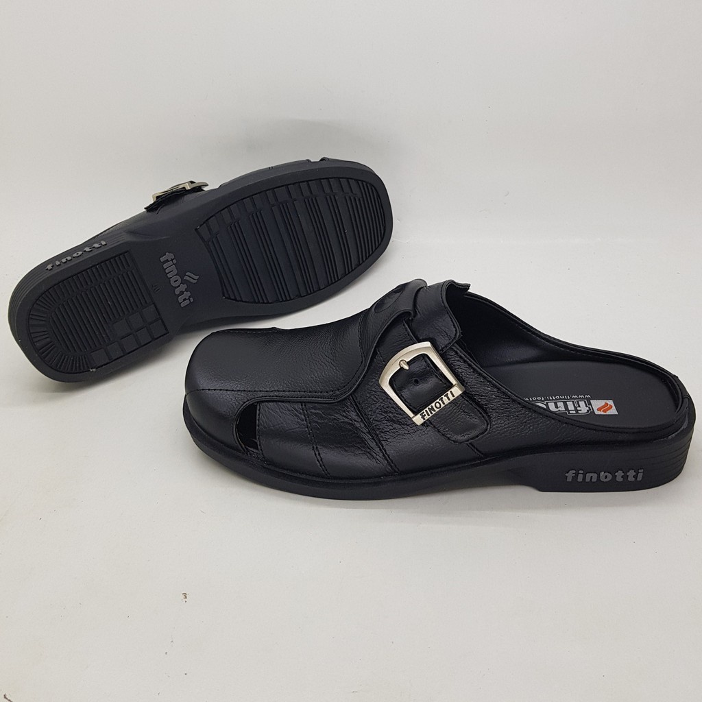 Finotti B 501 Sepatu Sandal Fashion Pria Premium Kulit Asli Original Sendal Slop