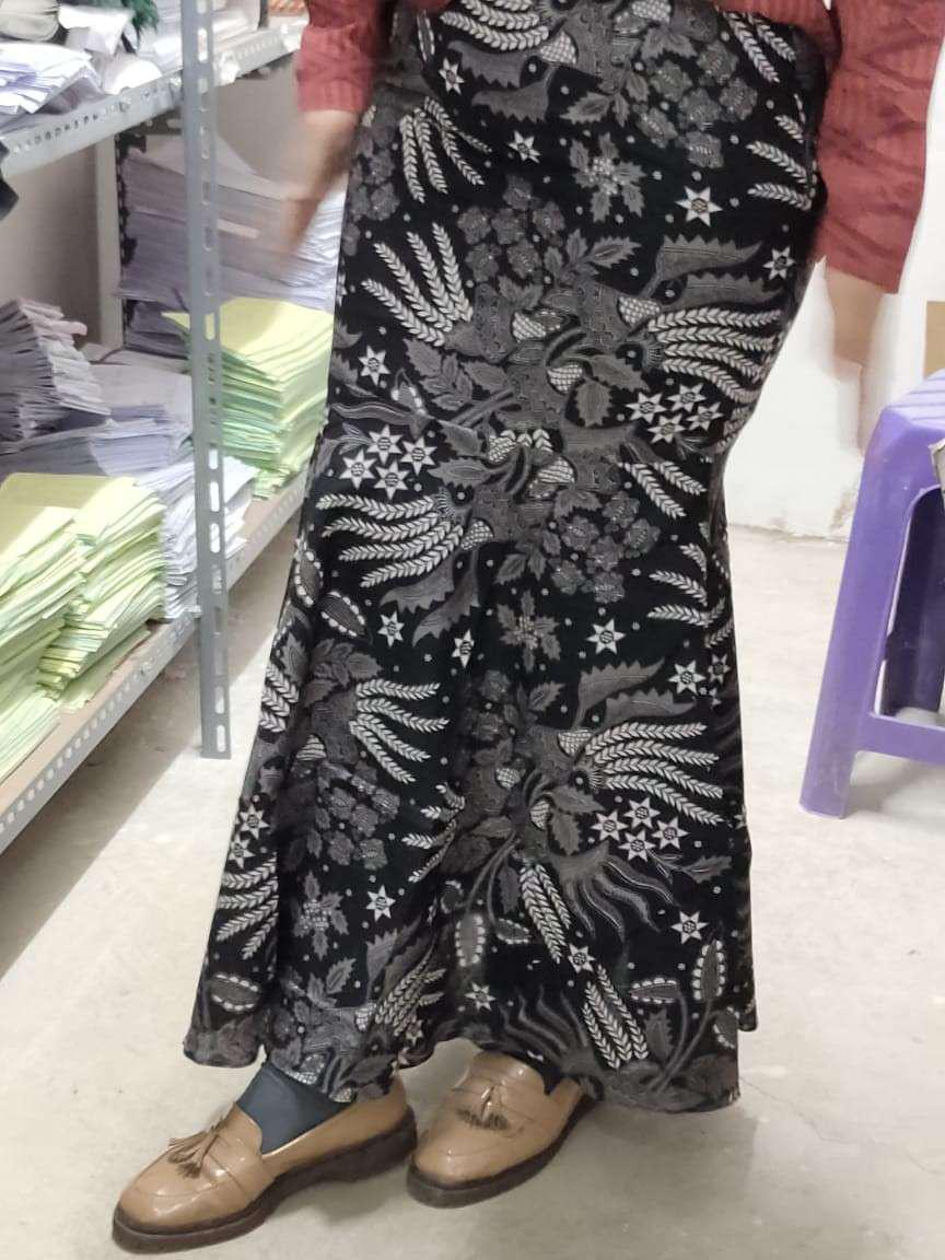 Set Couple Mini Blouse Silver Maura Couple Sania Ruffle Batik Couple Ori Ndoro Jowi Suryandhanu Dnt