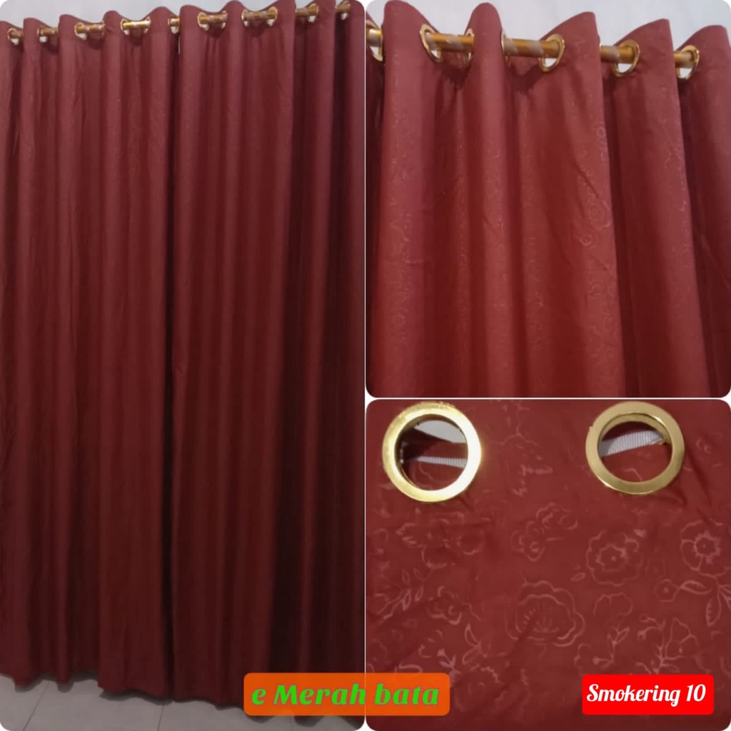 GORDEN EMBOS MERAH BATA SMOKERING PRODUSEN GORDEN / LEBAR 115cm TINGGI 210cm