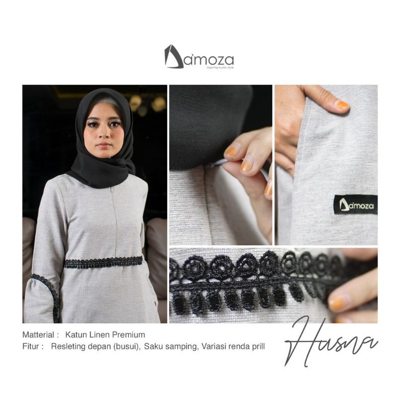 HUSNA CREAM | DISKON GAMIS DAMOZA UPMORE TERBARU