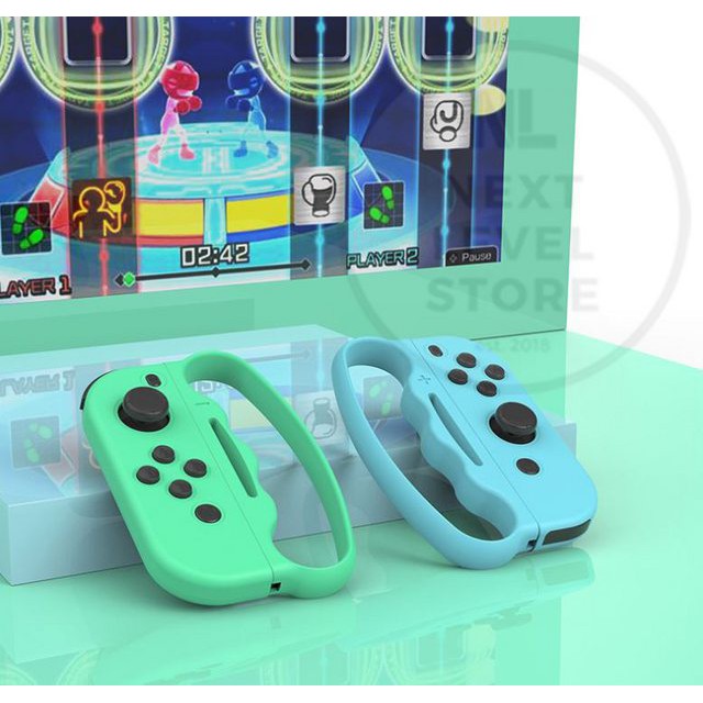 iPlay Boxing Grip Nintendo Switch Fitness Joy Con  HBS 199 - Biru Hijau