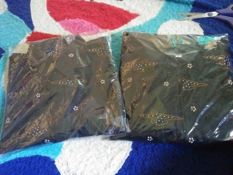 Special Baju Batik Couple Set Gamis Motif Naga Meong & Kawan2