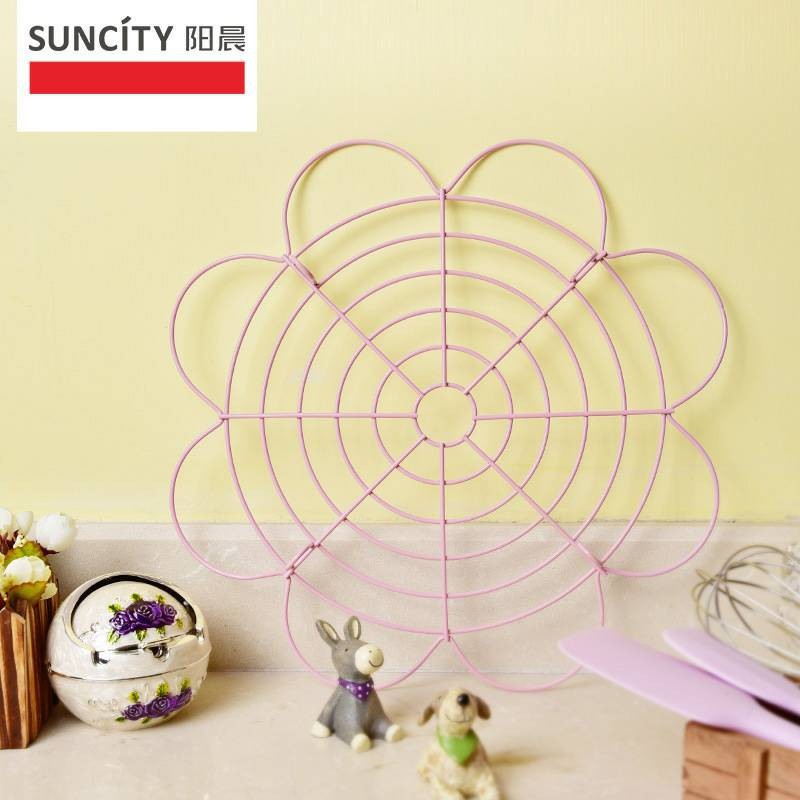 suncity PINK flower shape cooling rack rak pendingin mendinginkan kue kering cake cookies