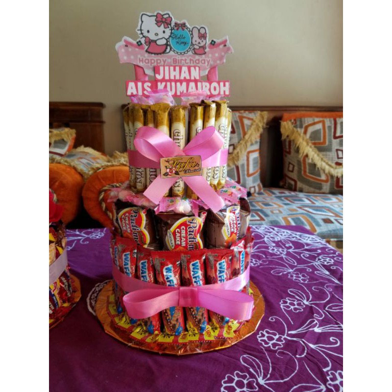 

buket snack cake /snack tart ulang tahun