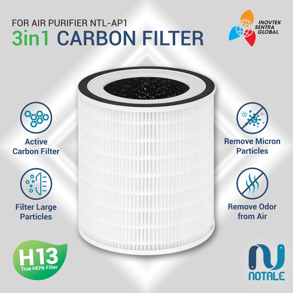 Notale Replacement HEPA Filter for Notale Air Purifier NTL-AP1