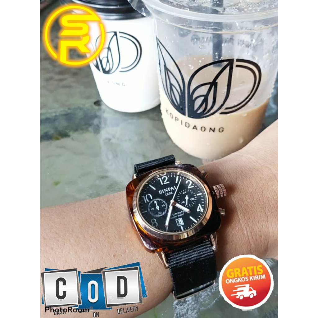 COD - JAM TANGAN KOREA PRIA &amp; WANITA MEWAH CASUAL ELEGANT KEKINIAN (TANGGAL AKTIF)