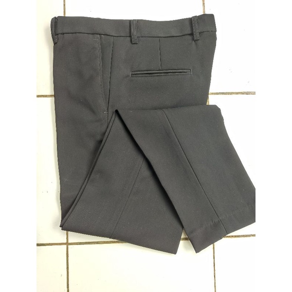 Celana Kerja Formal Kantor Pria STRETCH 5cm REGULER/STANDAR Dan SLIMFIT Bahan Semiwol MELAR 5CM warna HITAM, ABU, NAVY (BISA REQUEST UKURAN CUSTOM) Celana Panjang Pria Dewasa melar