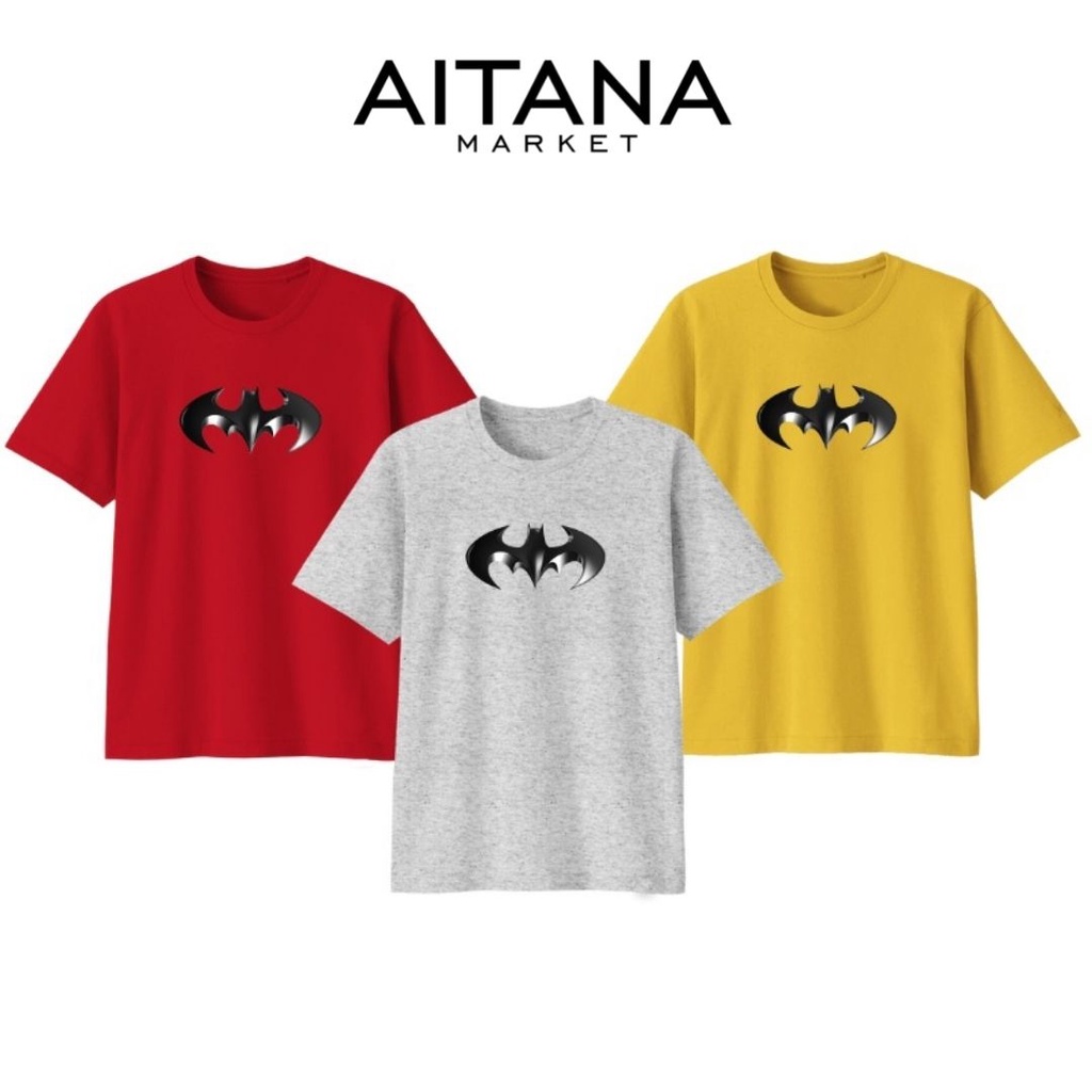 Baju Kaos Superhero Batman Untuk Bayi Anak Remaja Dewasa BigSize Size Katun Combed 30s