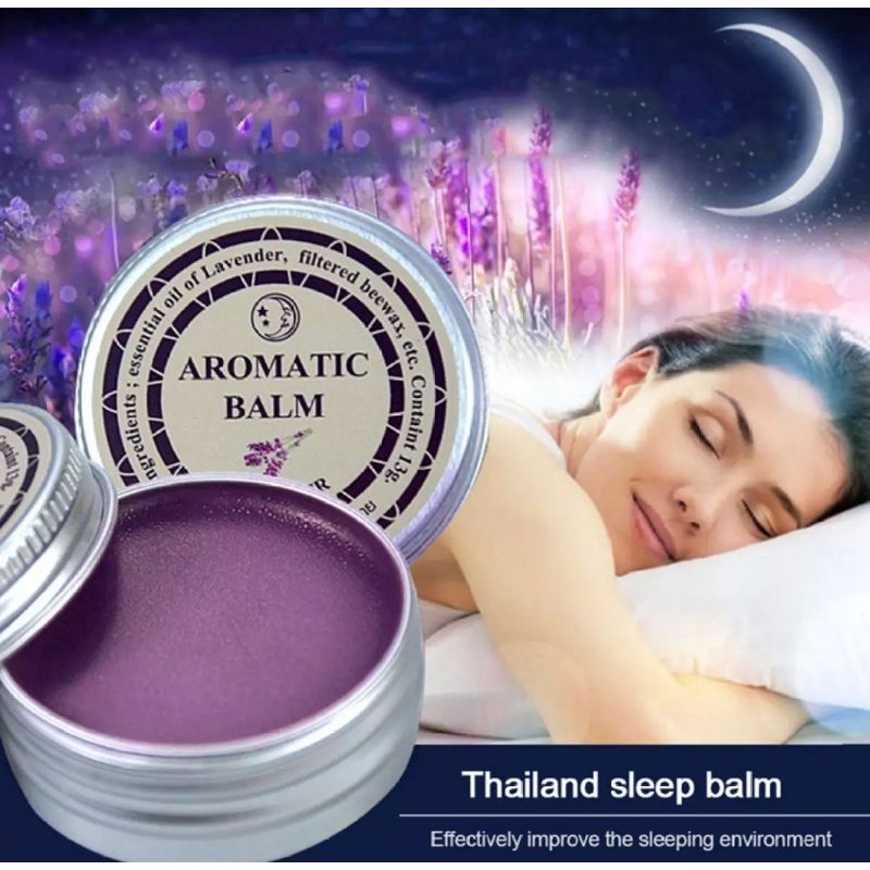 AROMATIC BALM LAVENDER MENINGKATKAN TIDUR MENENANGKAN SUASANA HATI LAVENDER AROMATIK LAVENDER