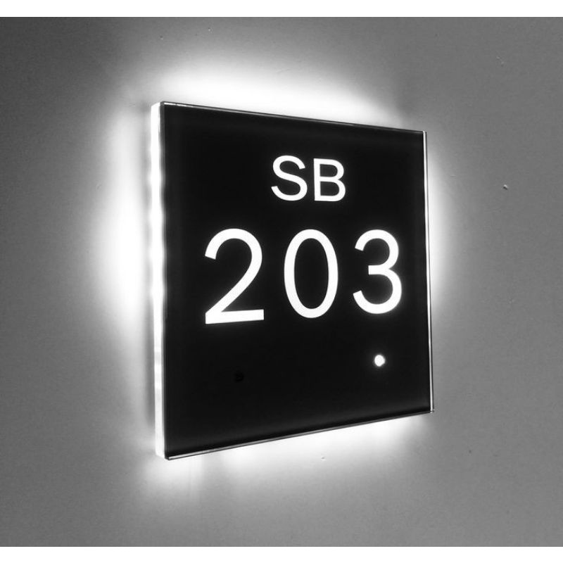 NOMOR RUMAH LED, NOMER RUMAH AKRILIK LED, NEON BOX LED AKRILIK, NEON BOX LOGO USAHA.