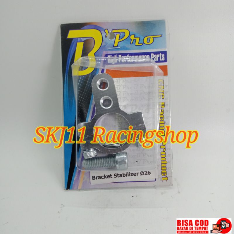 Bracket Stabilizer Stang Satria FU Sonic Bebek Matic As 26 BPRO Gold