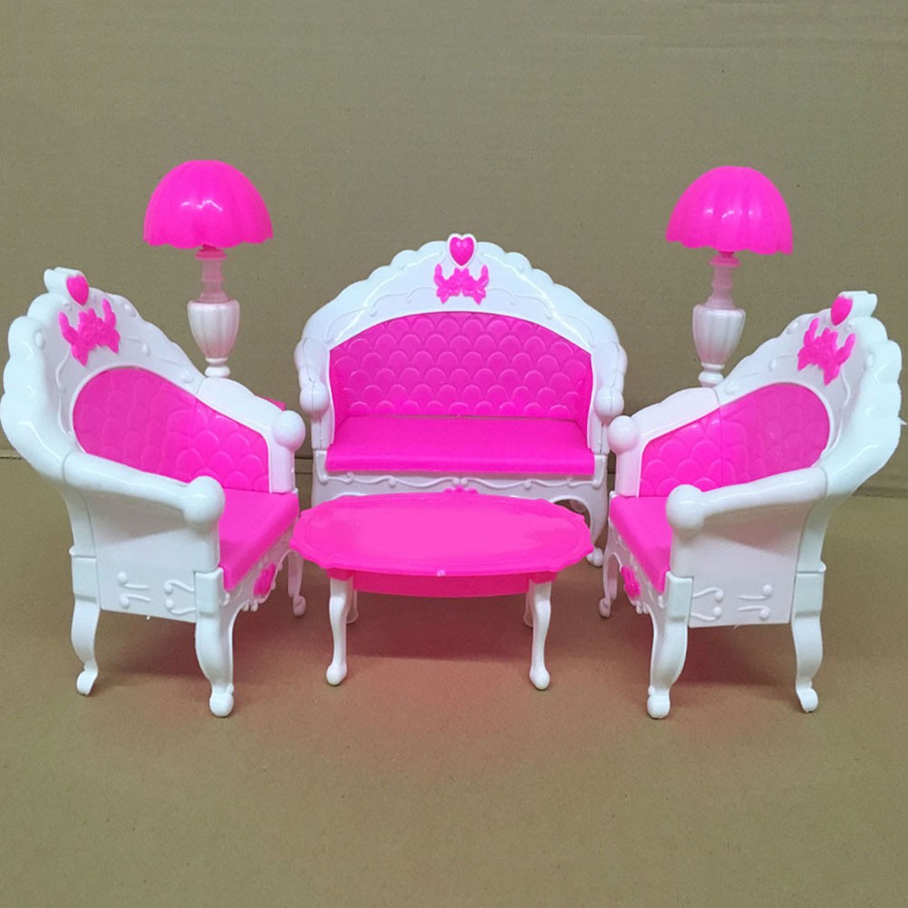Bayar Di Tempat Sm Miniatur Furniture Sofa Untuk Aksesoris Rumah Boneka Barbie Shopee Indonesia