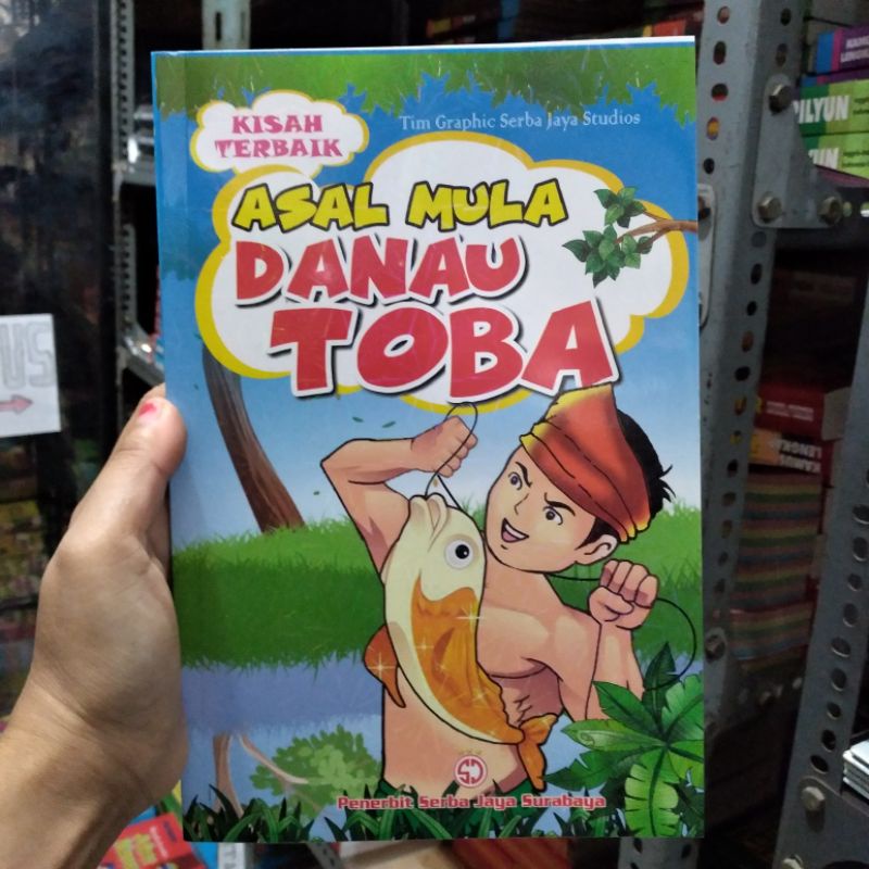 Buku cerita asal mula Danau toba