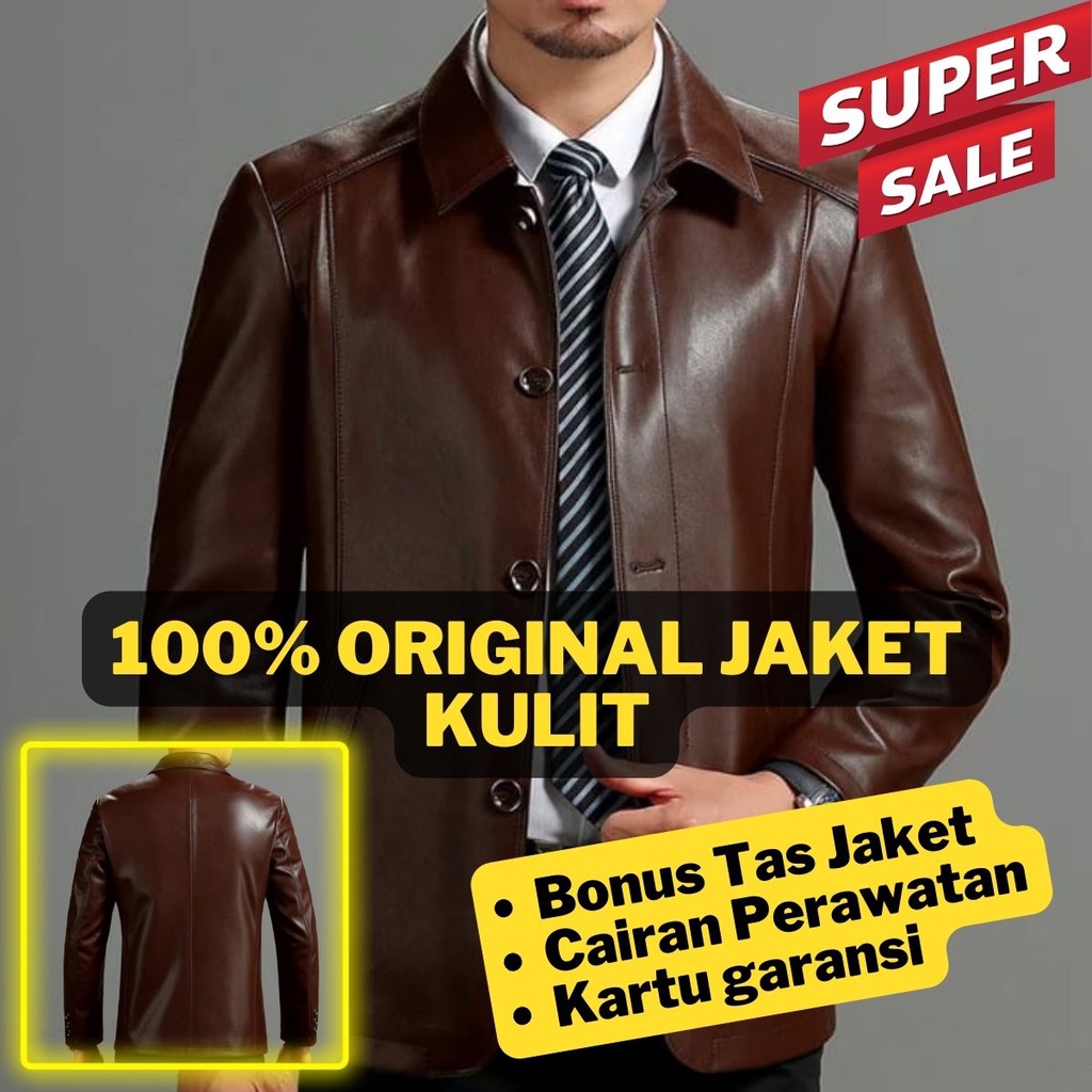 Jaket Kulit Asli Original Jaket Kulit Pria Jaket Kulit Resmi Jas