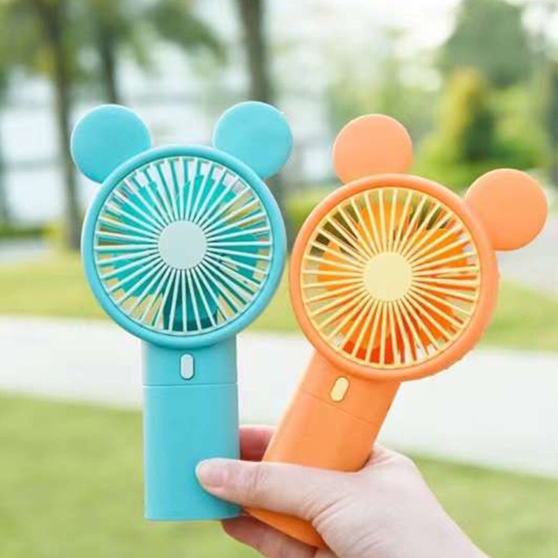 Kipas mini  tangan usb portable charger /mini handheld fan holder hp