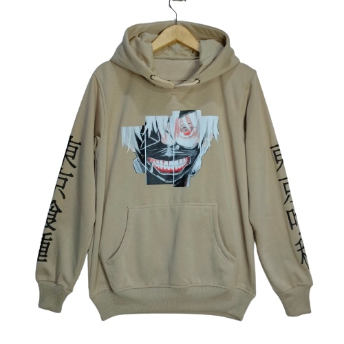 Hoodie Anime Kaneki Tokyo Ghoul Pria &amp; Wanita Bisa COD | Hoodie Anime Pria | Hoodie Wibu Murah