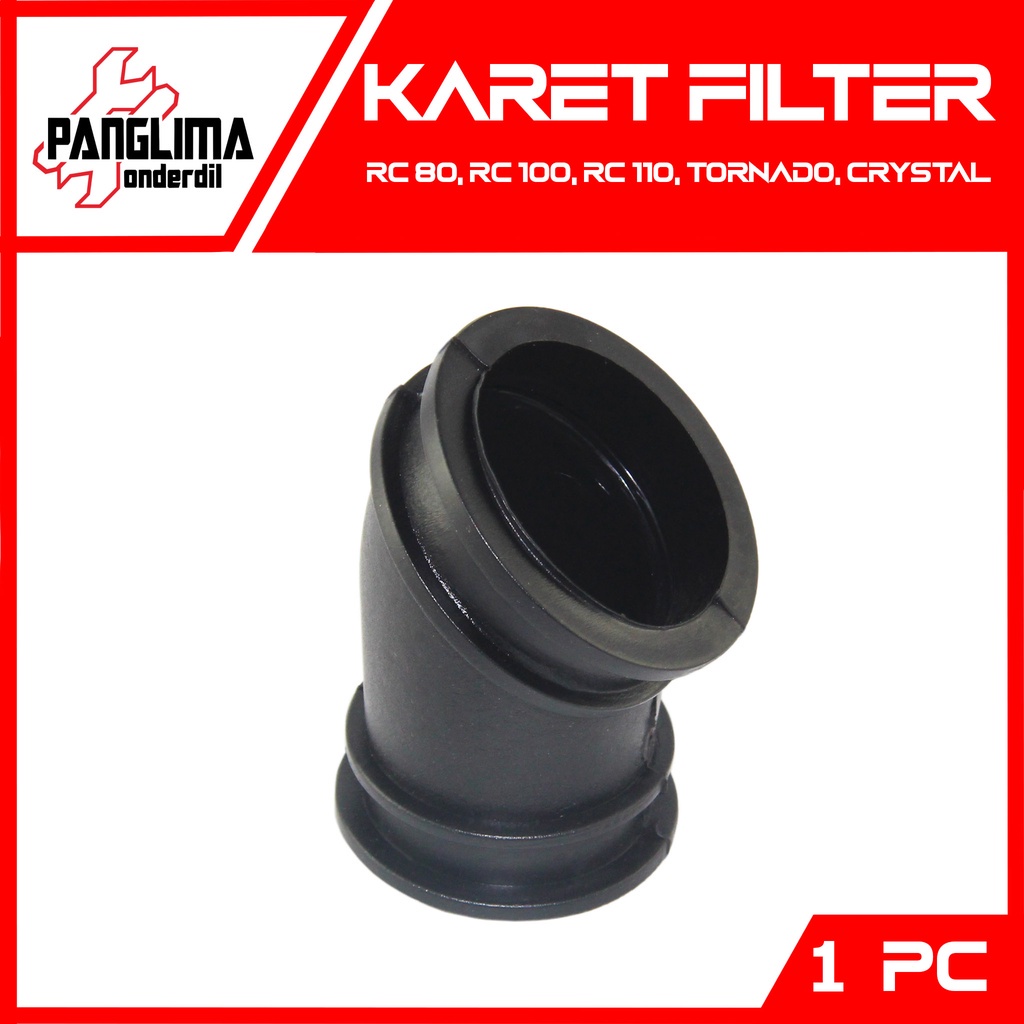 Karet Filter RC 80-100-110 &amp; Tornado &amp; Crystal Saringan Udara-Hawa Join-Joint Karbu-Karburator-Carbu