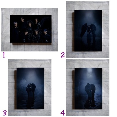 Poster BTS map of the soul 7 mots dekorasi dinding kayu KPOP murah besar ukuran A3 ver 2
