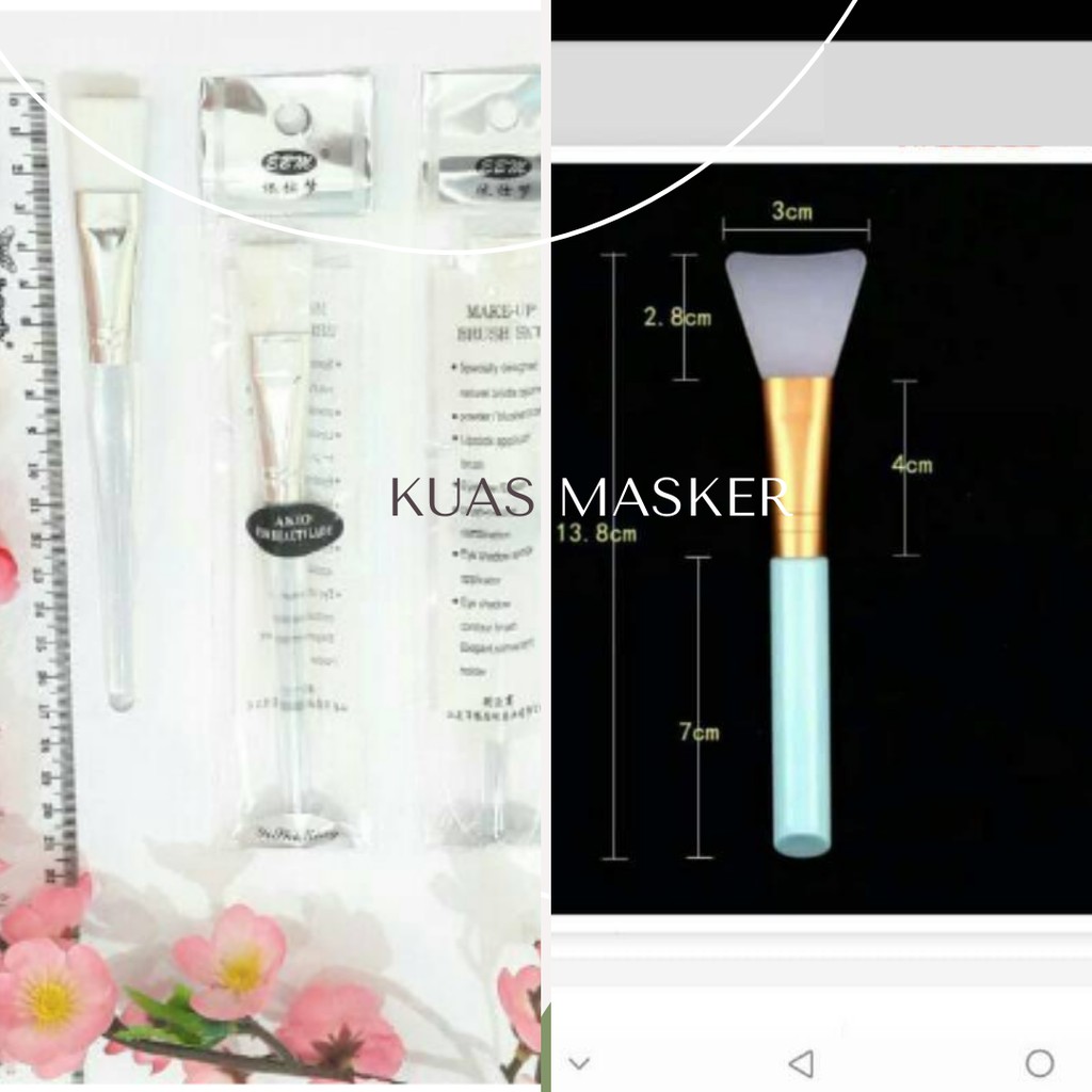 Kuas Masker Bening/ Silikon Premium