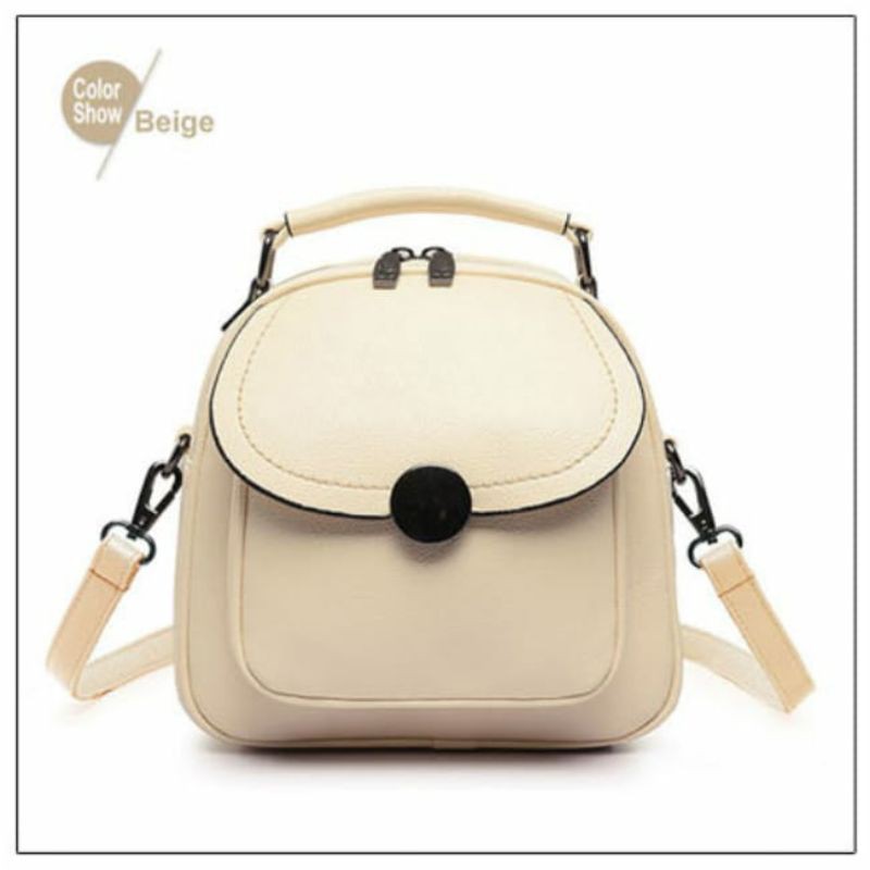 dem_sare / DS1068 QUENA Tas selempang wanita tas bahu slempang Wanita Tas Ransel dan Selempang 2in1